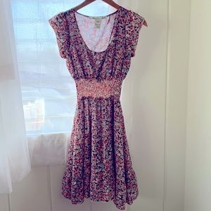 American rag floral dress xxs